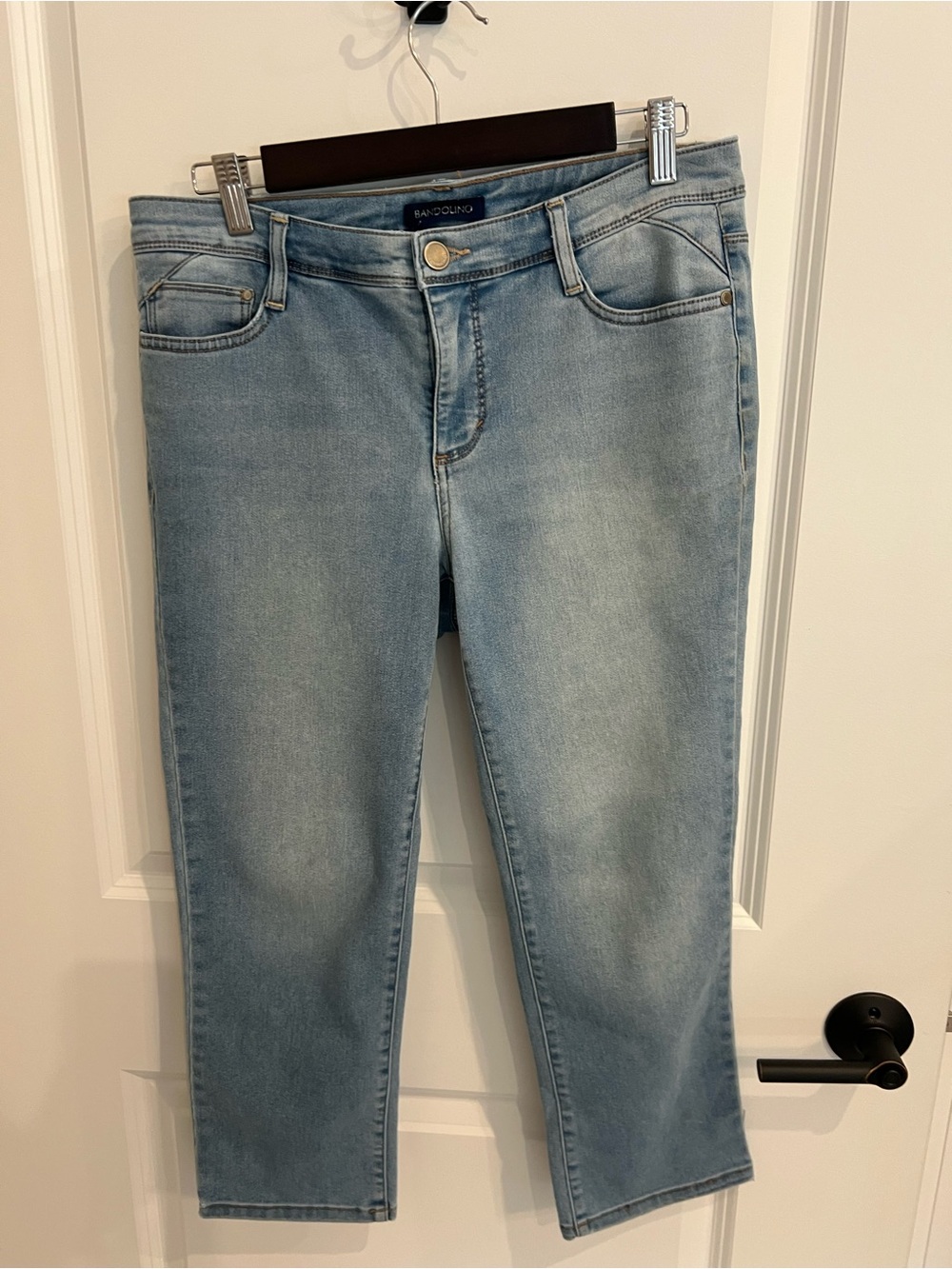Bandolino Selene Light Blue Capri Jeans for Women Size 6